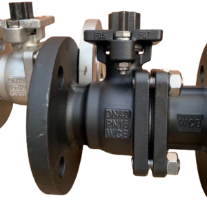 van bi thép đúc mặt bích